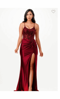 👗✨ Vestido de Noche Glamour Satinado-26011