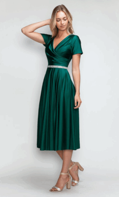 Vestido Midi Satinado-5274