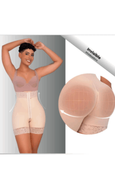 Faja Moldeadora Invisible RUBI con Realce de Glúteos y Encaje