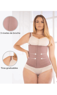 Faja Colombiana 11006 – Chaleco Moldeador de Alta Compresión