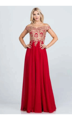 Vestido de Gala Clásico y Elegante –25583