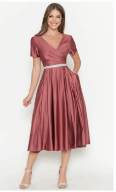 Vestido Midi Satinado-5274
