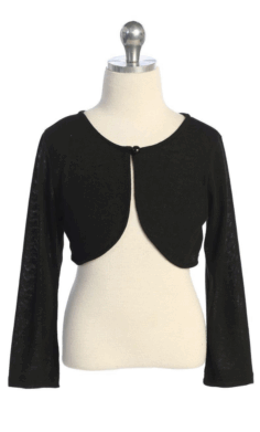 Chaleco Negro para Niña Elegante-2244