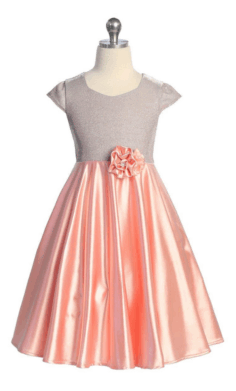 Vestido de Niña Elegancia en Blush- Modelo 2268